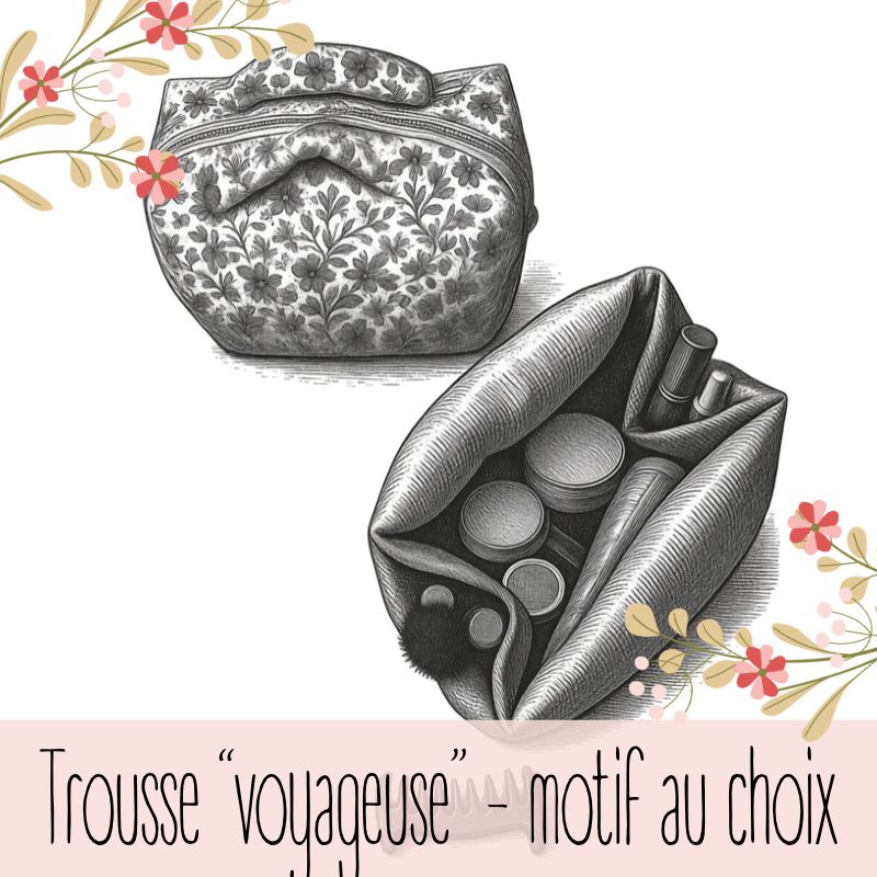 Vous avez fait le tour des trousses en stock mais rien ne vous plaît dans les tissus proposés actuellement ?
Alors il vous suffit de choisir ici le motif qui vous souhaitez, la couleur intérieure sera unie et accordée au motifs. Votre trousse sera réalisée sur demande.
Pour plus de détails sur les motifs proposés, rendez-vous dans la tissuthèque.