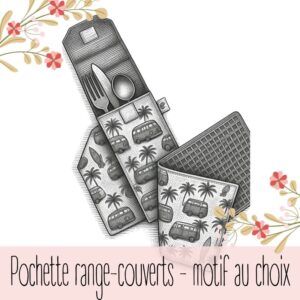 range-couverts – motif au choix