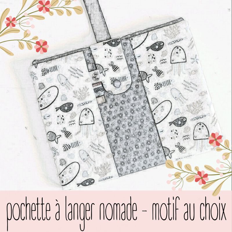Aucun motif ne vous plaisait dans les créations déjà en stock ? Alors vous êtes sur la bonne page.

Ici vous pouvez choisir votre tissu à motifs afin de créer un pochette à langer nomade vraiment unique.

Pour plus de détails sur les tissus disponibles rendez-vous sur la tissuthèque.