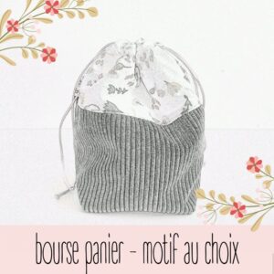 Bourse panier personnalisable