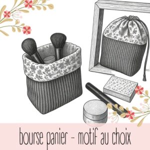 Bourse panier personnalisable