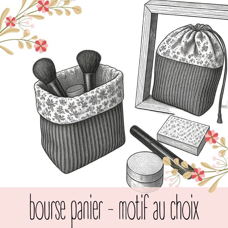 Aucun motif ne vous plaisait dans les créations déjà en stock ? Alors vous êtes sur la bonne page.
Ici vous pouvez choisir votre velours et le tissu à motifs afin de créer une bourse vraiment unique.
Pour plus de détails sur les tissus disponibles rendez-vous sur la tissuthèque.