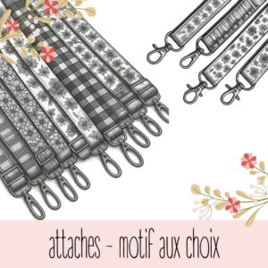 Attache interchangeable – motif au choix