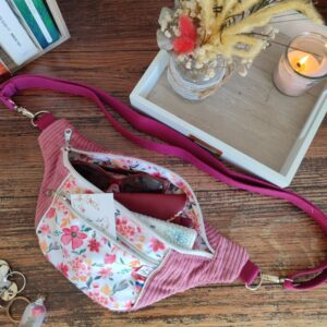 sac banane velours Alicia