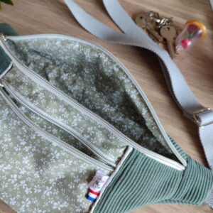 sac banane velours Tiana