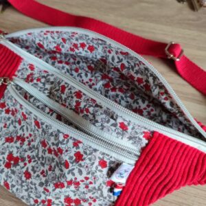 sac banane velours Sophie