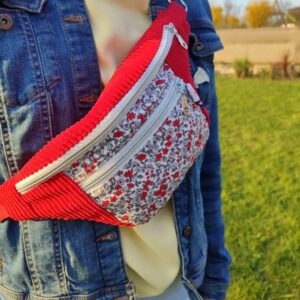 sac banane velours Sophie